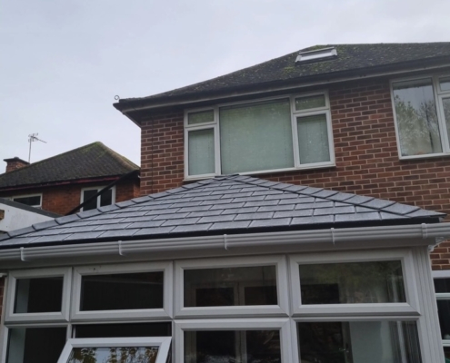 Replacement solid roof systems