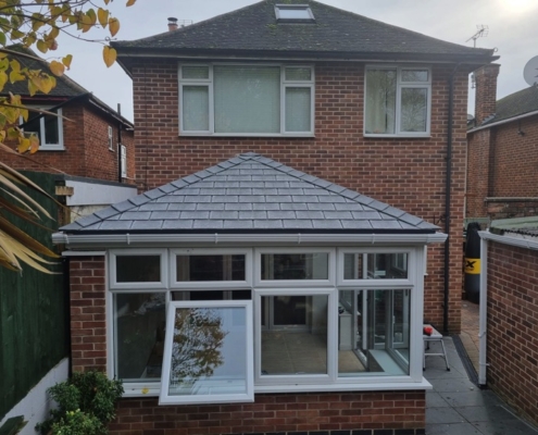 Replacement solid roof systems